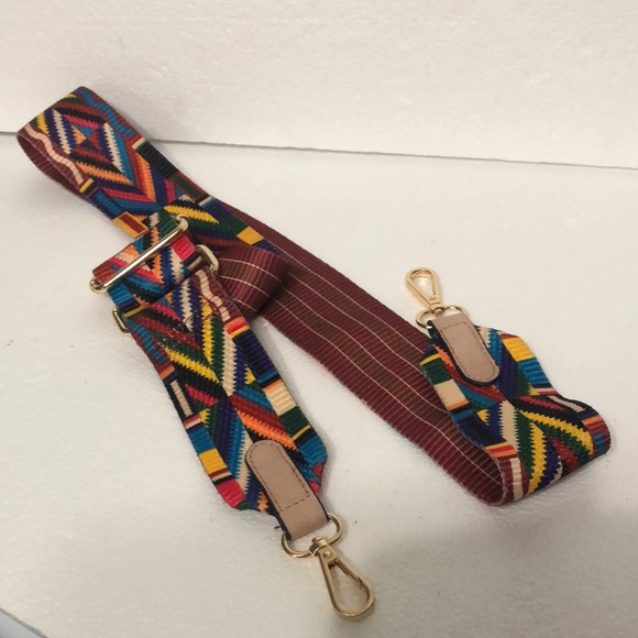 Accessories - Geometric Patterned Guitar Bag Strap